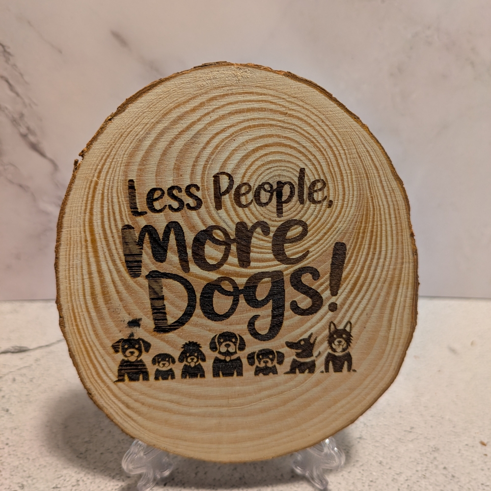 Brown and Black Dog Silhouette Decor